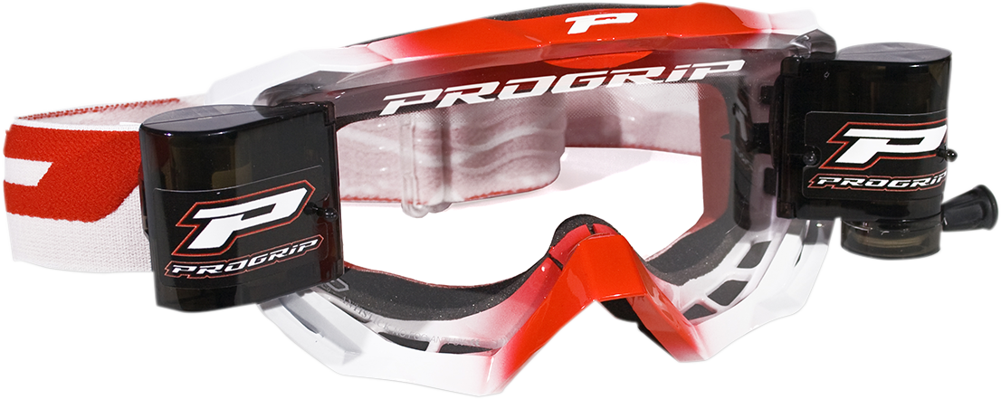 PRO GRIP Venom Roll Off Goggles - Red PZ3200ROROS