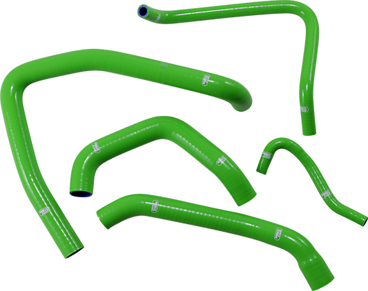 SAMCO SPORT Radiator Hose Kit - Green - Kawasaki KAW-72GN