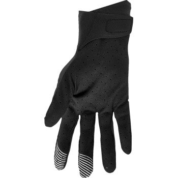 SLIPPERY Flex Lite Gloves - Black/Charcoal - XS 3260-0456