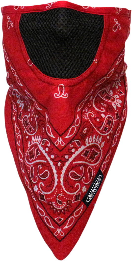 SCHAMPA & DIRT SKINS Facefit Facemask - Red Paisley FMV-225