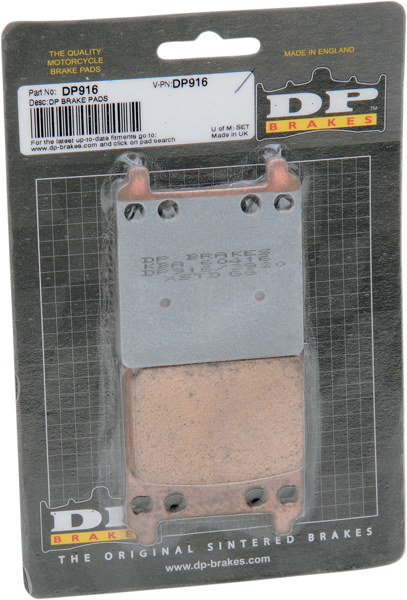 DP BRAKES Standard Brake Pads - Honda DP916