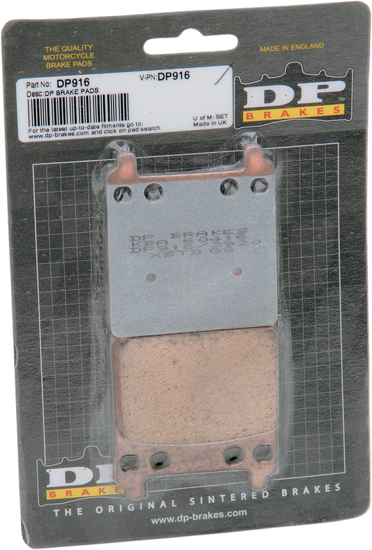 DP BRAKES Standard Brake Pads - Honda DP916