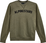 IN STOCK ALPINESTARS Soph Crew Fleece - Military - Medium 121251512690M
