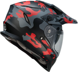 Z1R Range Helmet - Camo - Red - Small 0140-0094