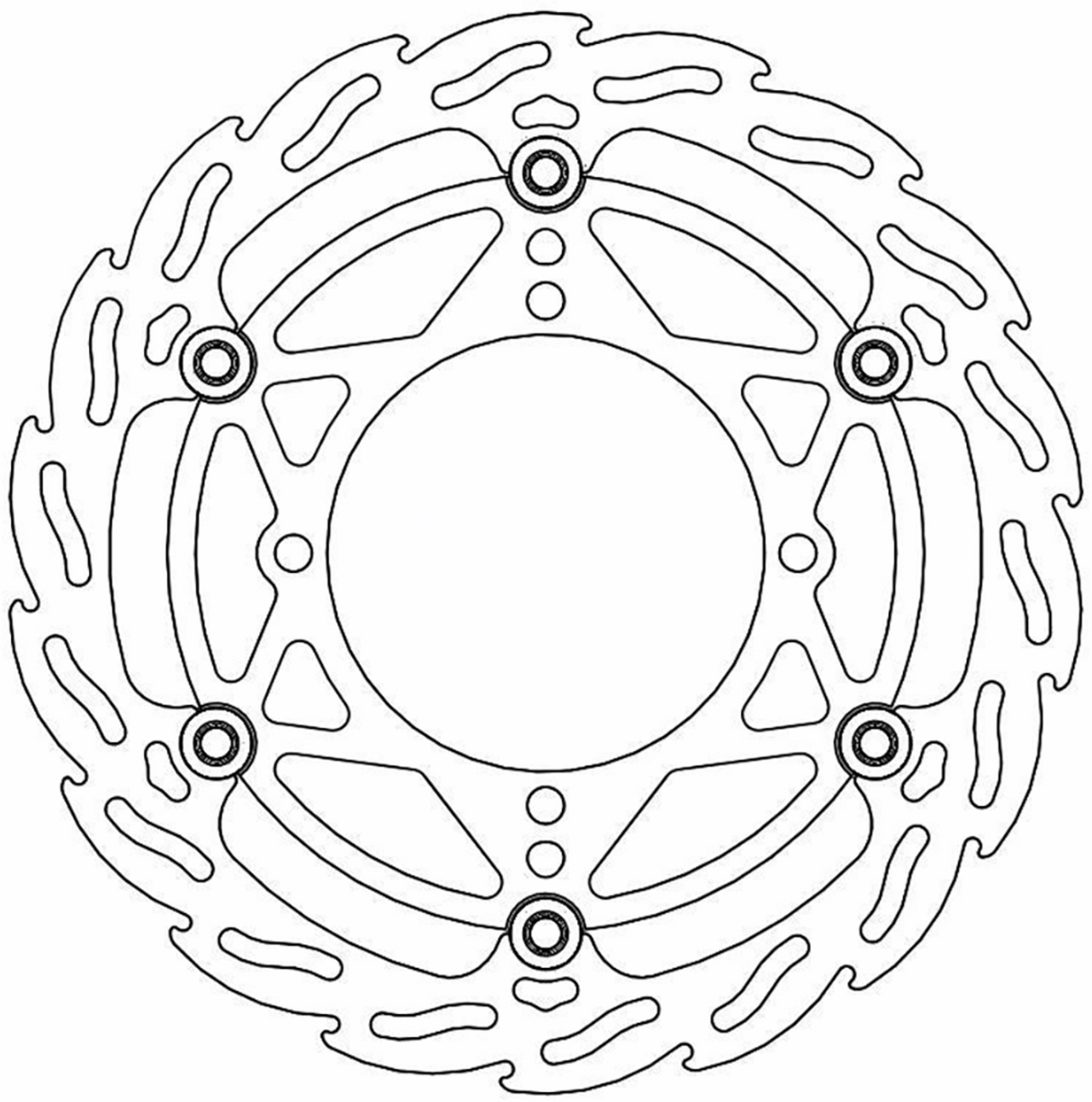 MOTO-MASTER Brake Rotor - Flame 270 112084-PU