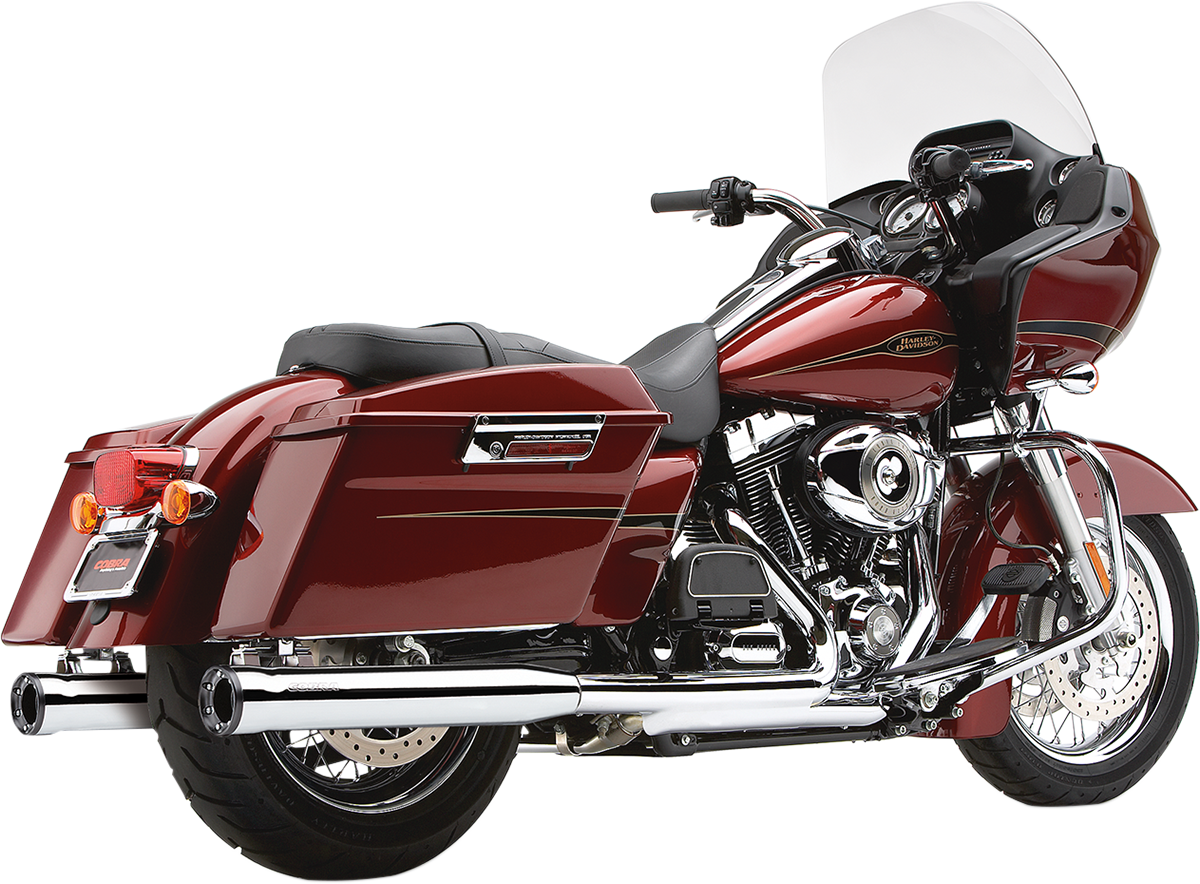 COBRA RPT 3" Mufflers - Chrome - '95-'16 Bagger 6070