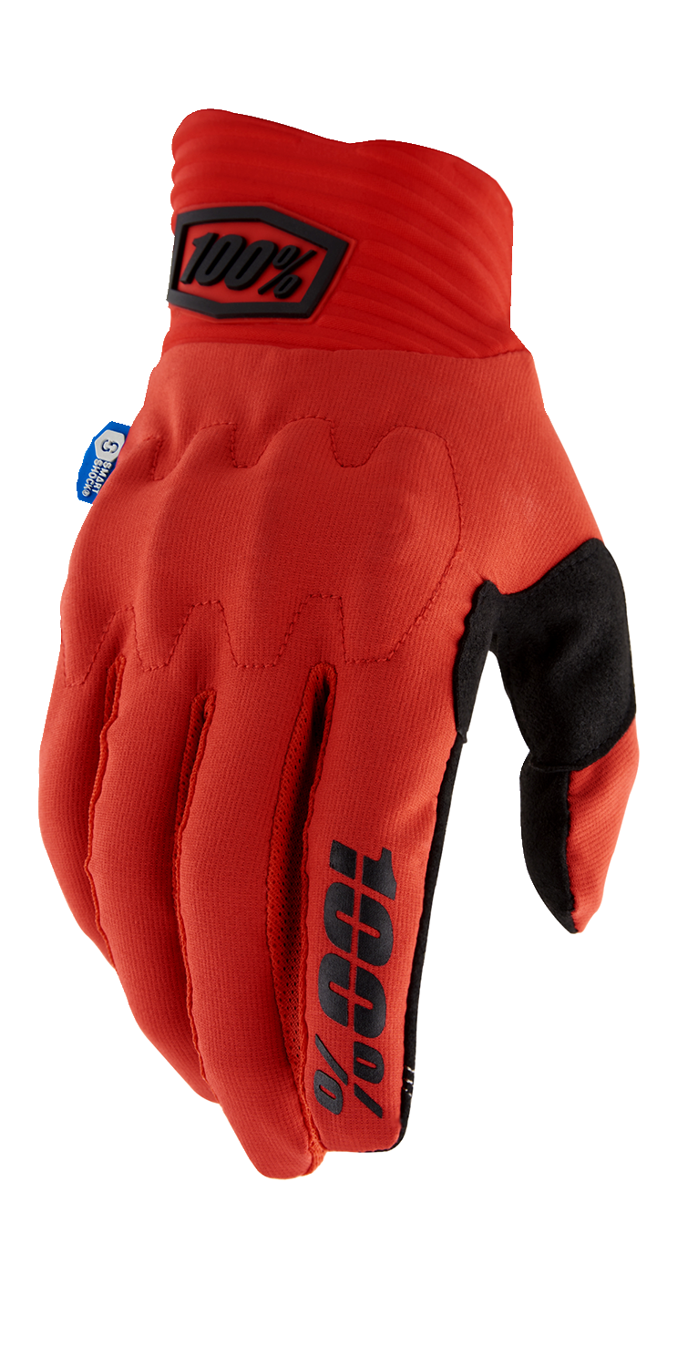 100% Cognito Smart Shock Gloves - Red - XL 10014-00048