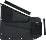 SHOW CHROME Kaliber Organizer - Driver - Black with Blue Stitching H44-7DBLU