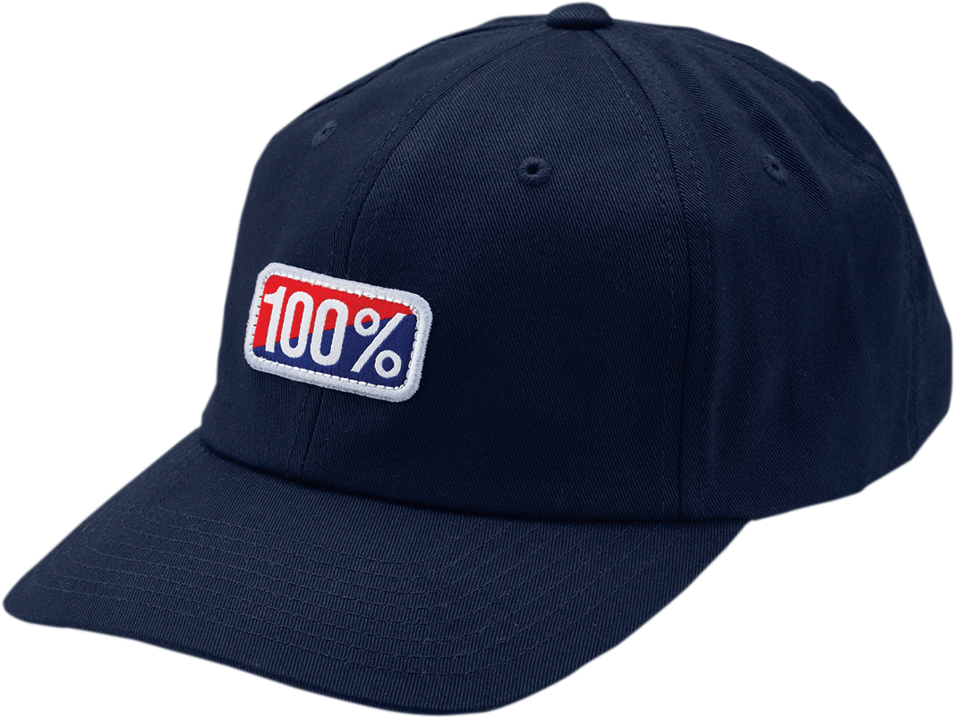 100% Select Dad Hat - Navy - One Size 20091-015-01