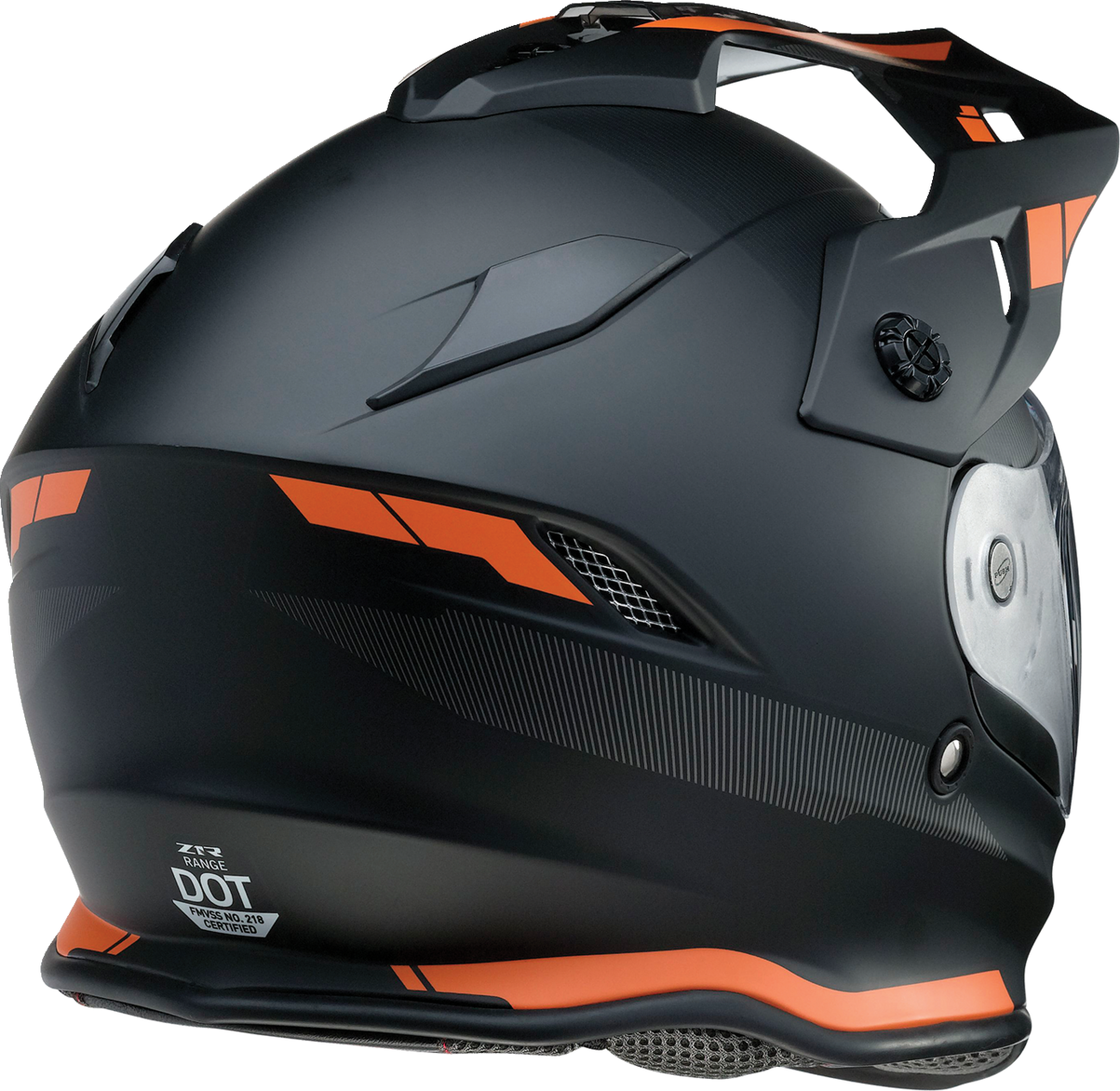 Z1R Range Helmet - Uptake - Black/Orange - XS 0140-0114