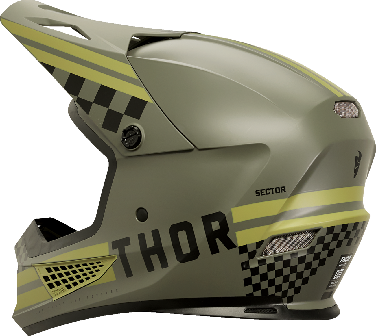 THOR Sector 2 Helmet - Combat - Army/Black - Medium 0110-8147