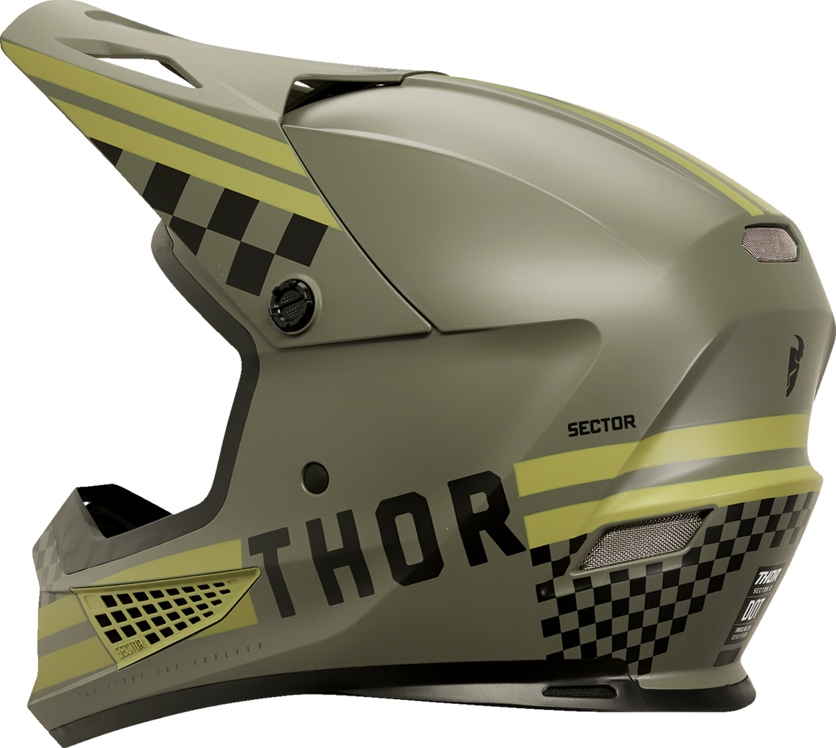 THOR Sector 2 Helmet - Combat - Army/Black - XL 0110-8149