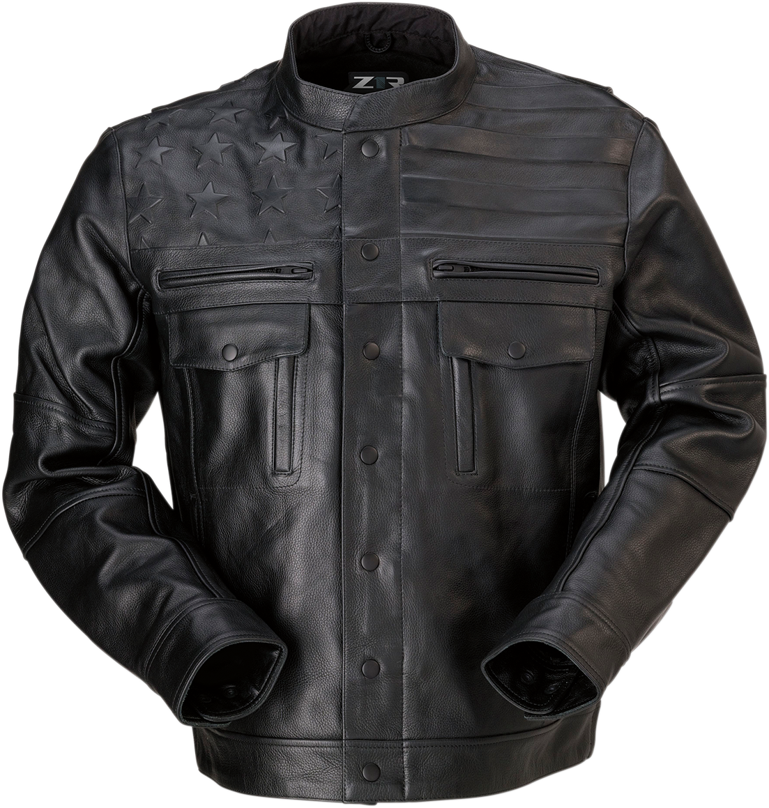 Z1R Deagle Leather Jacket - Black - Large 2810-3759