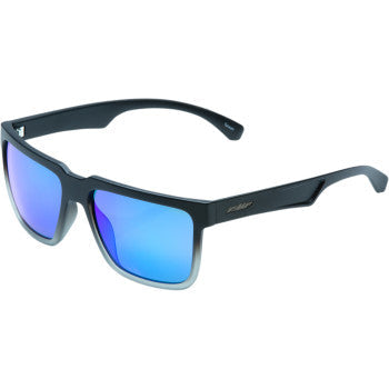 FMF The Don Sunglasses - Matte Black Fade - Blue Mirror Lens  F-61506-250-01