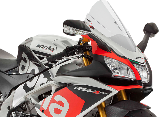 PUIG HI-TECH PARTS Race Windscreen - Clear - RSV4 7614W