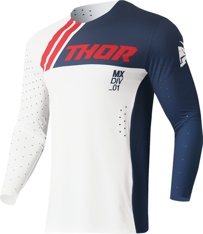 THOR Prime Drive Jersey - Navy/White - Large 2910-7473