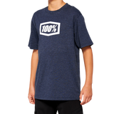 100% Youth Icon T-Shirt - Navy - Small 20001-00012