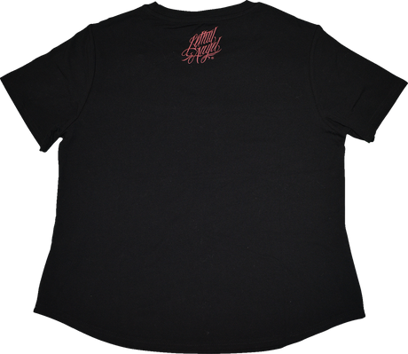 LETHAL THREAT Women's Speed & Sound V-Neck T-Shirt - Black - XL LA70200XL