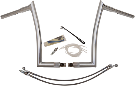 FAT BAGGERS INC. Handlebar Kit - Pointed Top - 14" - Chrome 909314