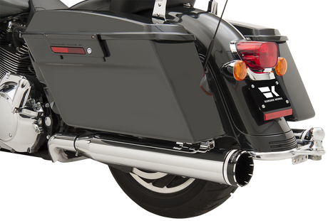 KHROME WERKS 2:2 Dominator Exhaust System - Chrome - '09-'16 FL - With 4-1/2" Muffler 200630