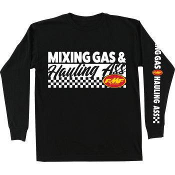 FMF Mixin Long-Sleeve T-Shirt - Black - XL FA25119901BLKXL