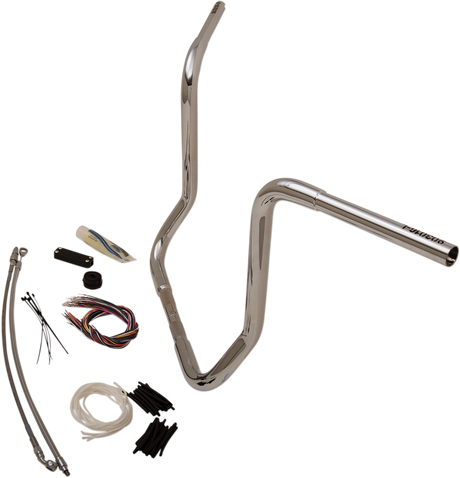 FAT BAGGERS INC. Handlebar Kit - Rounded Top - 16" - Chrome 909416
