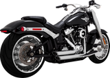 VANCE & HINES Shortshots Staggered Exhaust System - Chrome Softail 2018-2019/ 2023-2024  17335