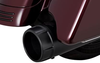 VANCE & HINES 4.5" Torquer Mufflers for FL - Black fits  road glide and Road King models  2017-2024    46674