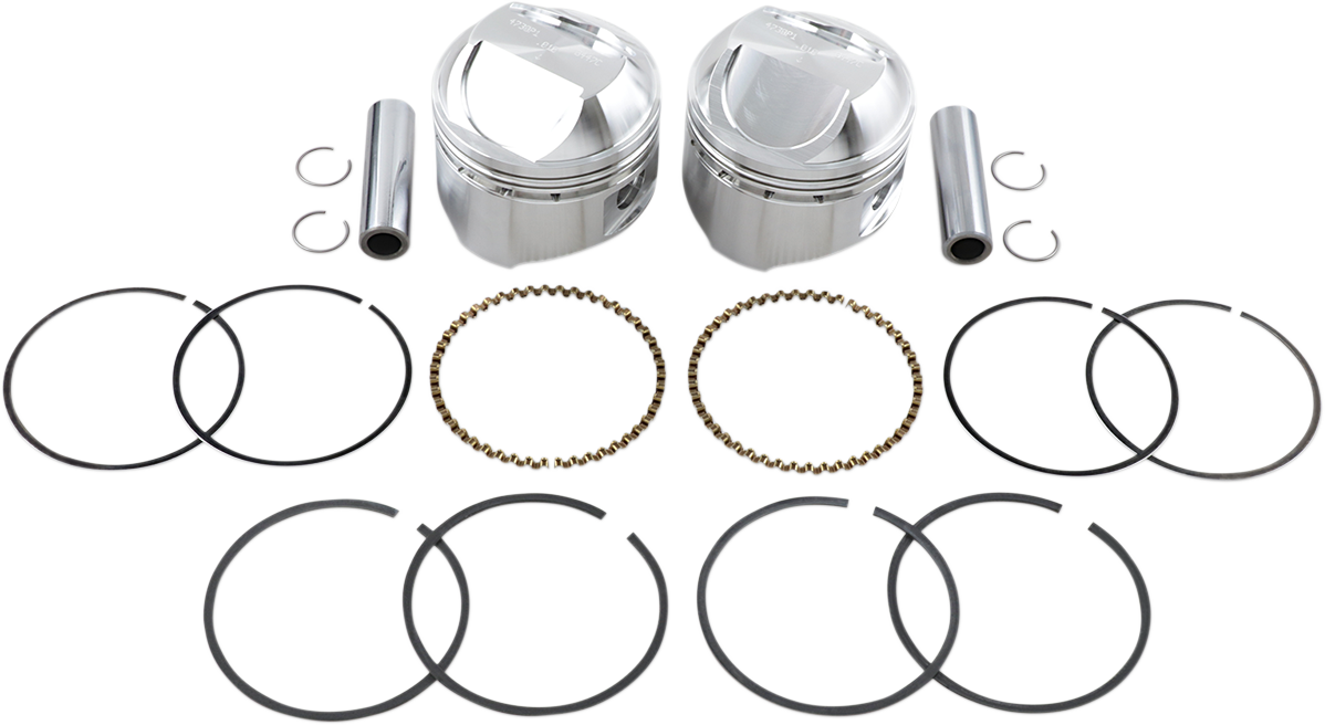 WISECO Piston Kit - .010 - High Compression - 1978-1984 - Big Twin High-Performance K1624