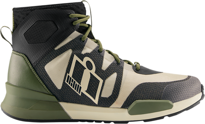 ICON Hooligan Shoes - Green - Size 10 3403-1094