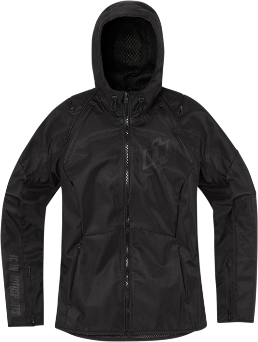 ICON Women's Airform Jacket - Black - Medium 2822-1401