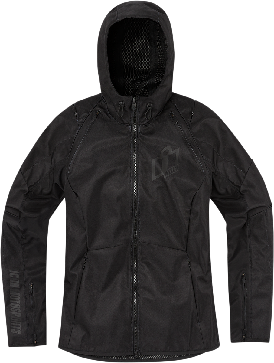 ICON Women's Airform Jacket - Black - Medium 2822-1401