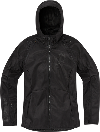 ICON Women's Airform Jacket - Black - 2XL 2822-1404