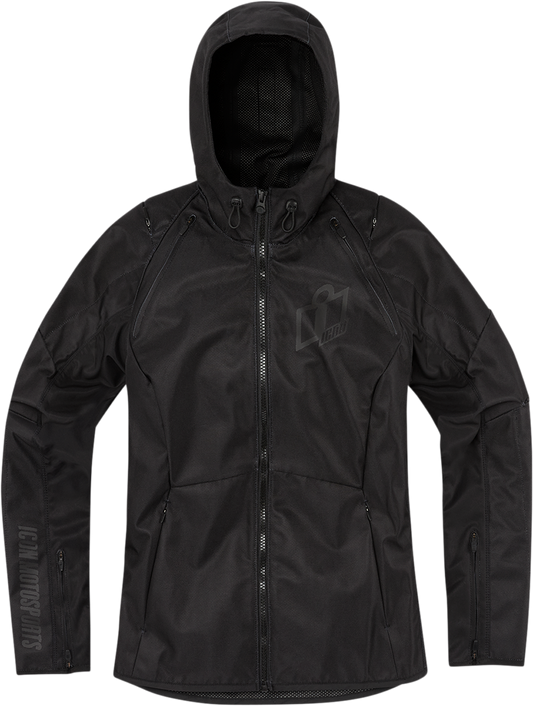 ICON Women's Airform Jacket - Black - 2XL 2822-1404