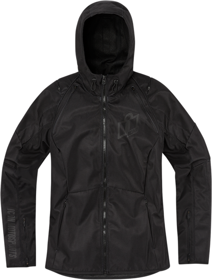 ICON Women's Airform Jacket - Black - Small 2822-1400