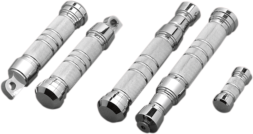 ACCUTRONIX Knurled Footpegs - Male Mount RP111-KGC