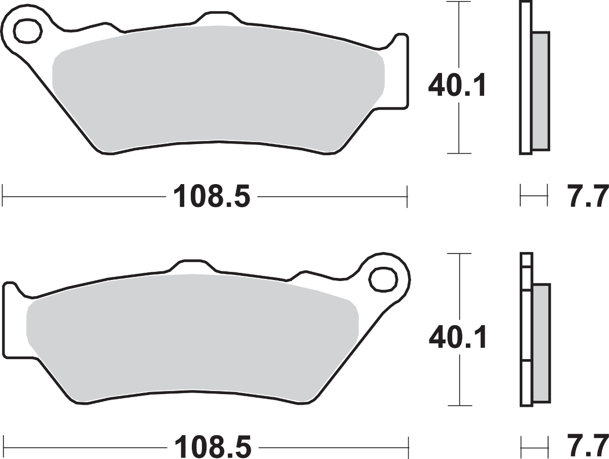 SBS HF Brake Pads 674HF