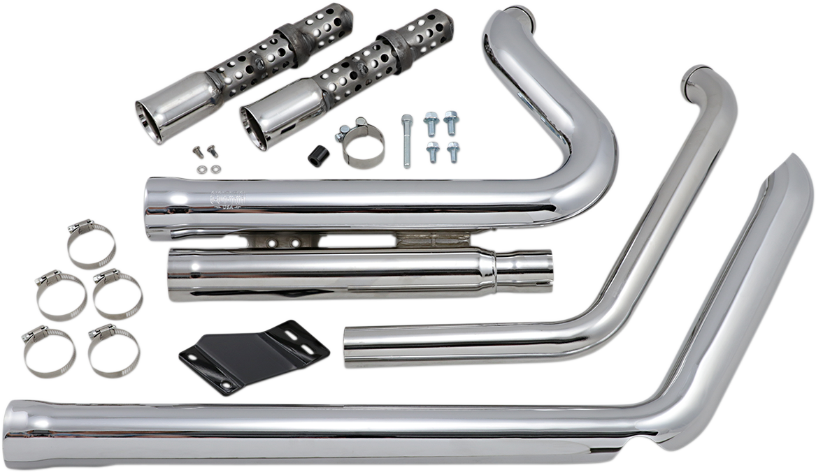 COBRA 909 Exhaust - Chrome - '12-'17 Softail 6711