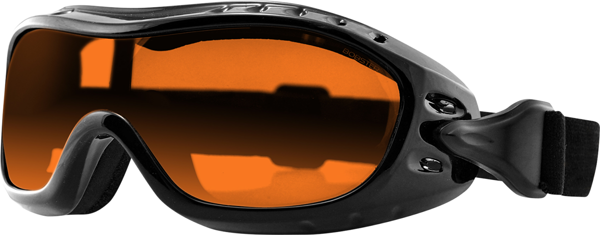 BOBSTER Night Hawk Goggles - Black/Amber BHAWK01A