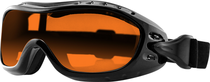 BOBSTER Night Hawk Goggles - Black/Amber BHAWK01A