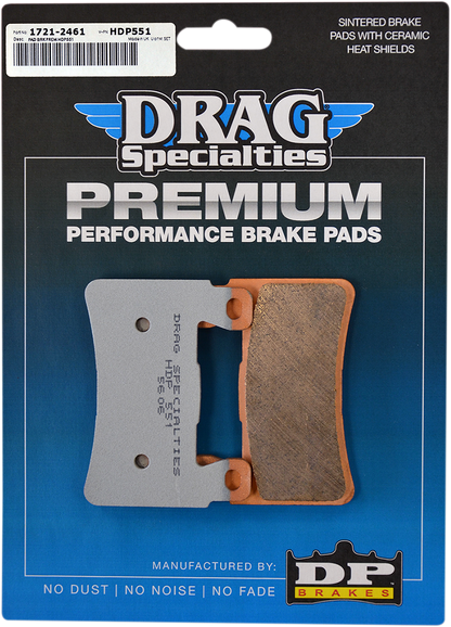 DRAG SPECIALTIES Sintered Brake Pads - Softail HDP551