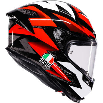 AGV Helmet K6 S Braven Black/Red/White Sm 2118395016-029-S