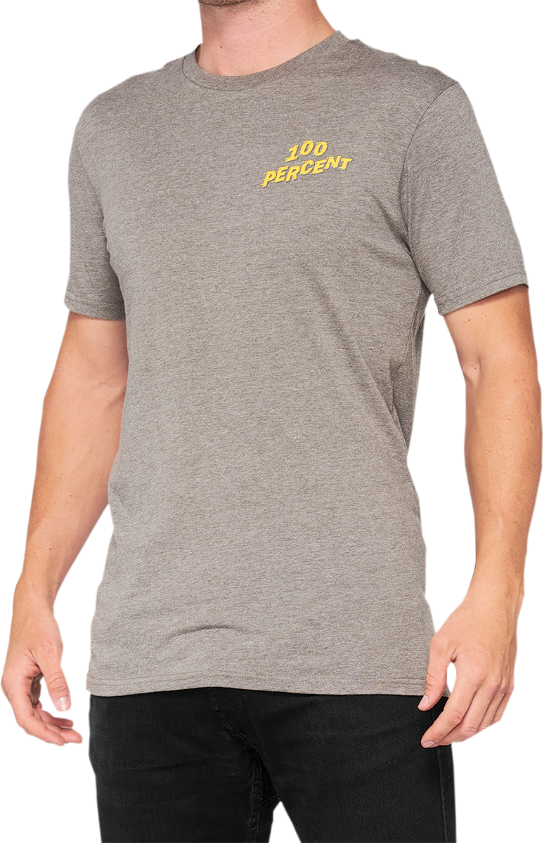 100% Dakota T-Shirt - Heather Gray - Large 32130-188-12