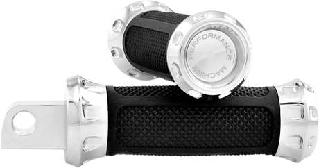 PERFORMANCE MACHINE (PM) Over Drive Footpeg - Chrome 0035-1158-CH