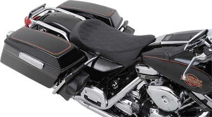 DRAG SPECIALTIES Low Solo Seat - Double Diamond 0801-1155