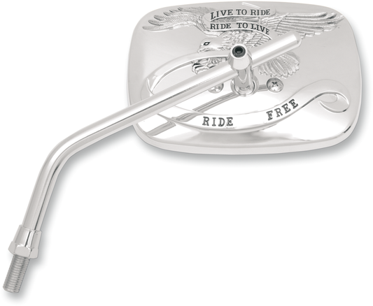 EMGO Live to Ride Free Mirror - Chrome - 10 mm - Left 20-31755A