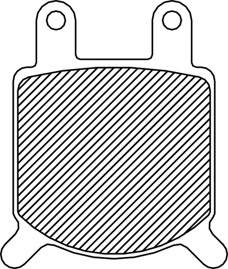 DRAG SPECIALTIES Sintered Brake Pads FAD76HH