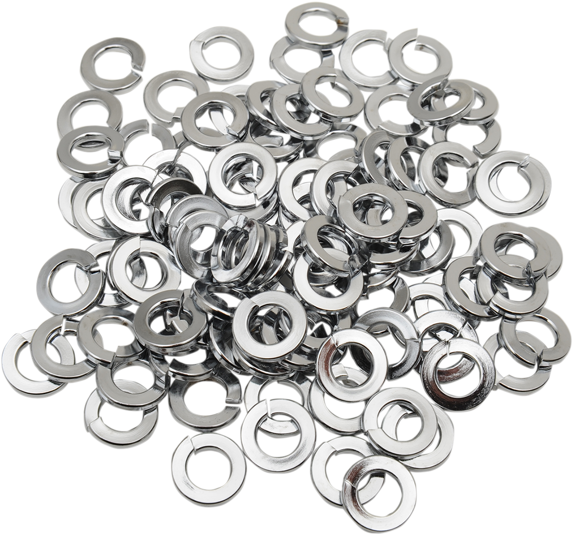 DRAG SPECIALTIES Washers - Lock - 3/8" - Chrome MPB173