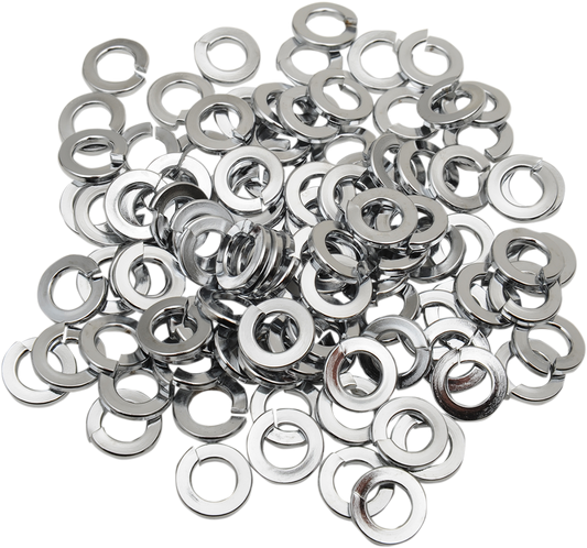 DRAG SPECIALTIES Washers - Lock - 3/8" - Chrome MPB173