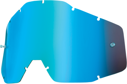 100% Accuri/Strata/Racecraft Lens - Blue Mirror 51002-002-02